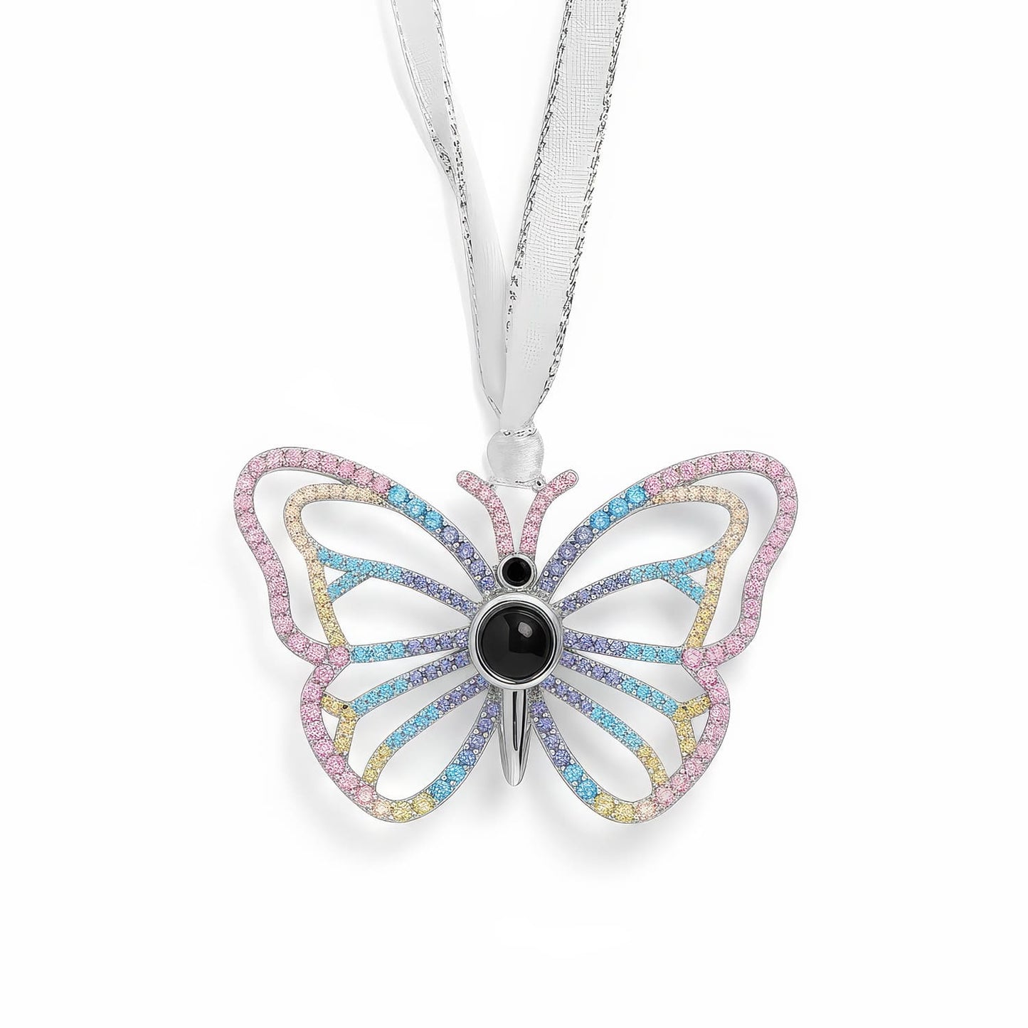 Personalized Butterfly Photo Ornament - Relive Your Memory