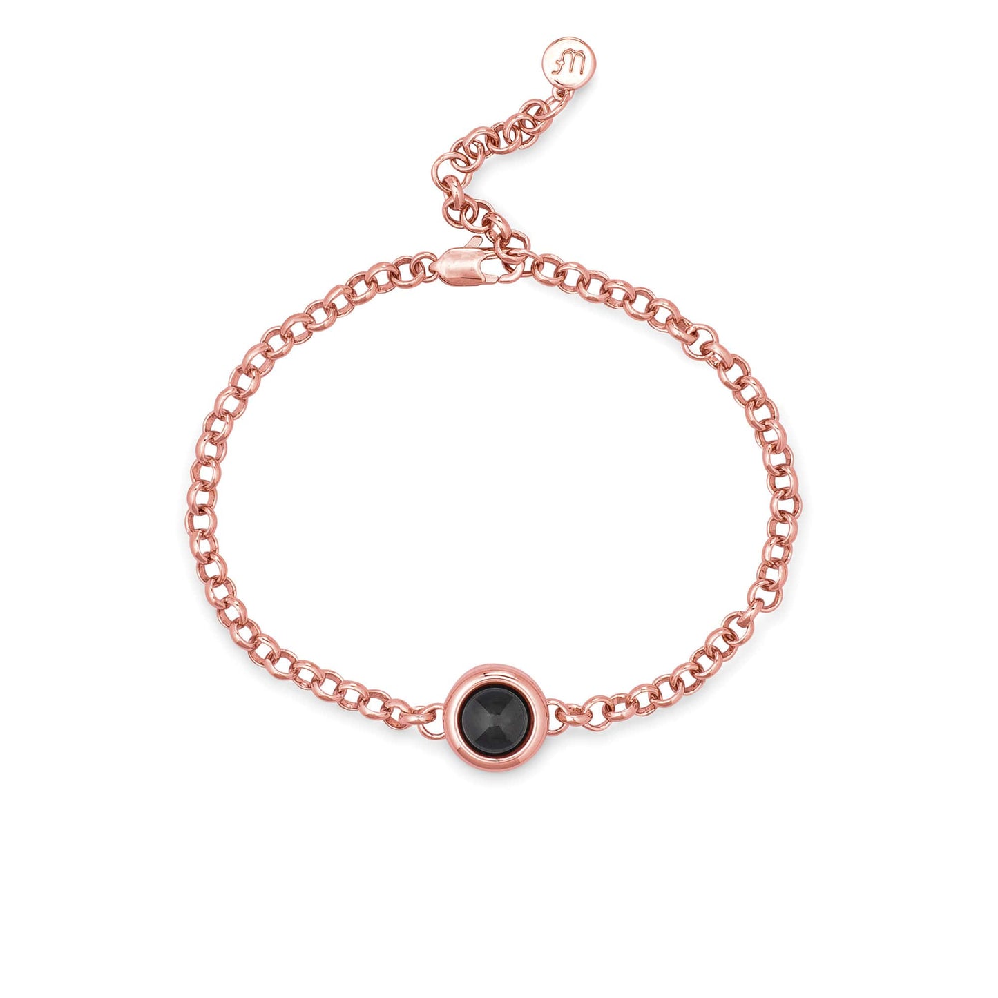 Personalized Rolo Chain Photo Bracelet - Relive Your Memory