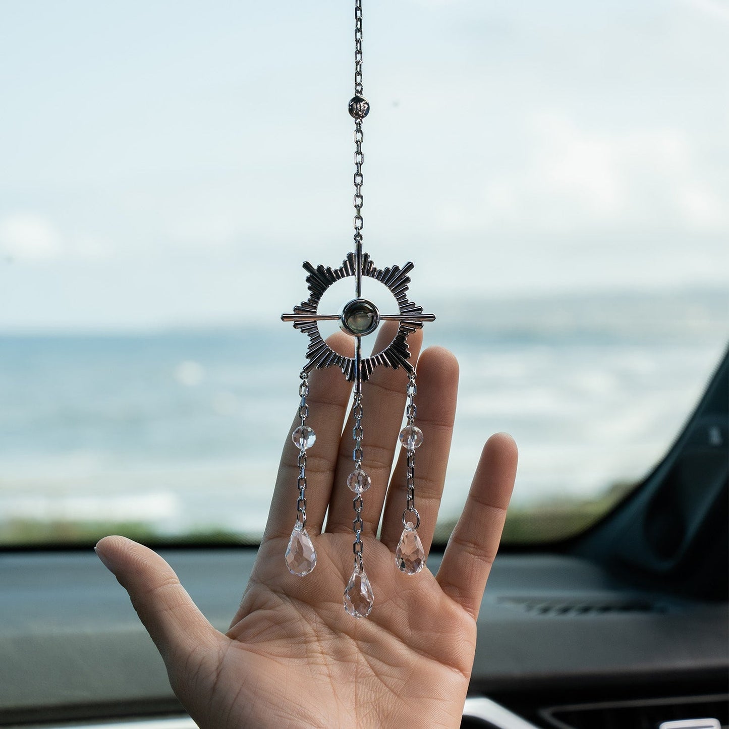 Personalized Sunburst Photo Sun Catcher - Relive Your Memory