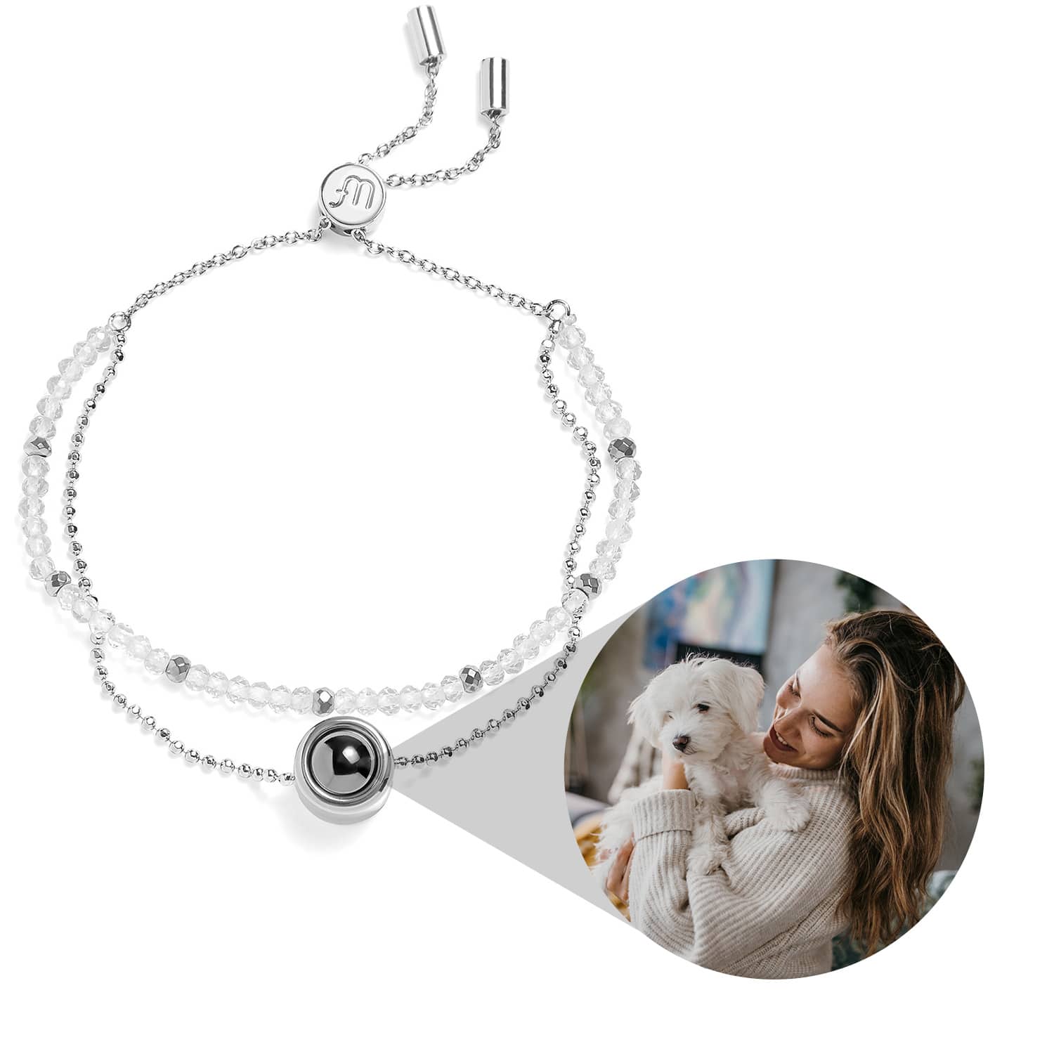 Personalized Crystal Bracelet - Relive Your Memory