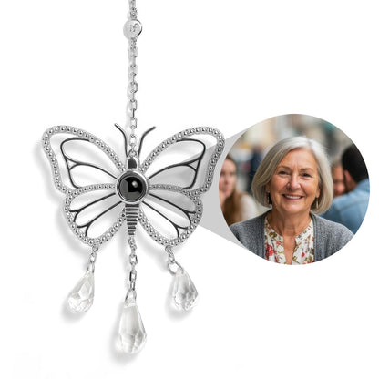 Personalized Butterfly Photo Sun Catcher - Relive Your Memory