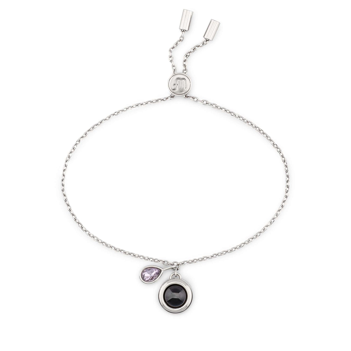 Personalized Birthstone Slider Bracelet - Relive Your Memory