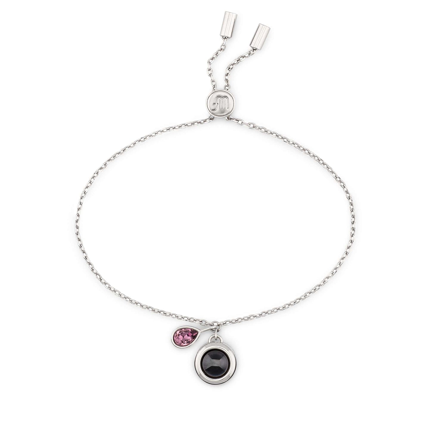 Personalized Birthstone Slider Bracelet - Relive Your Memory