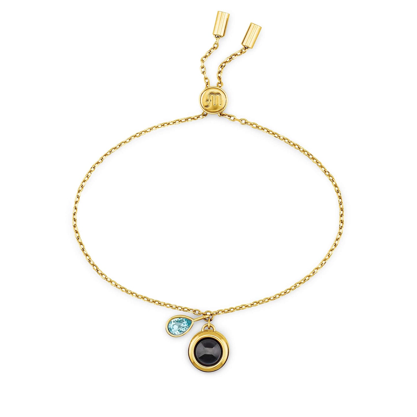 Personalized Birthstone Slider Bracelet - Relive Your Memory