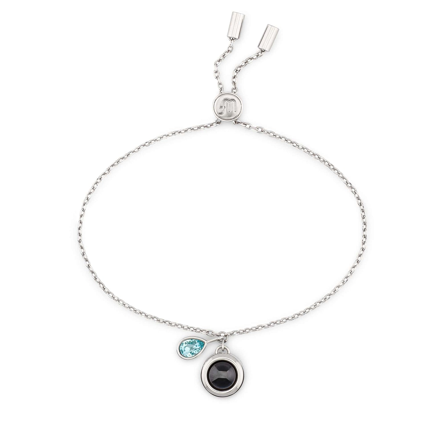 Personalized Birthstone Slider Bracelet - Relive Your Memory