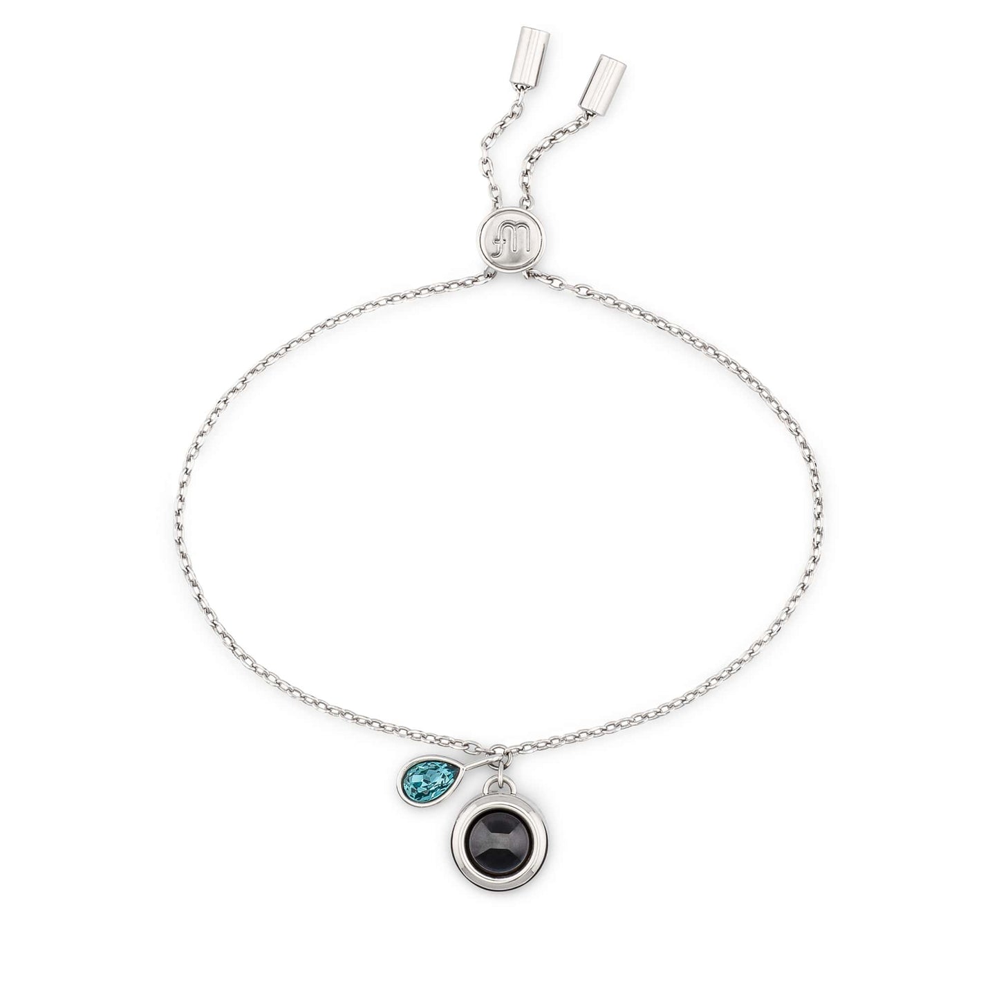 Personalized Birthstone Slider Bracelet - Relive Your Memory