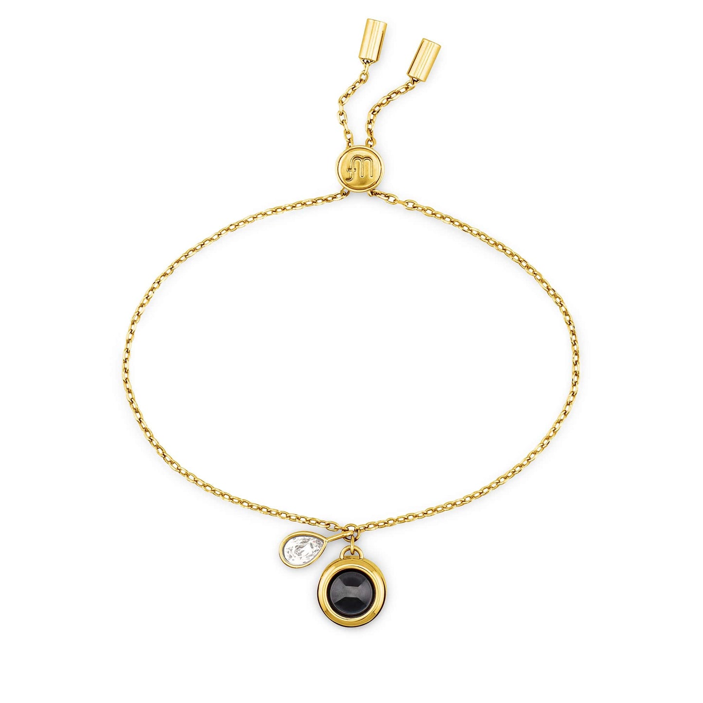 Personalized Birthstone Slider Bracelet - Relive Your Memory