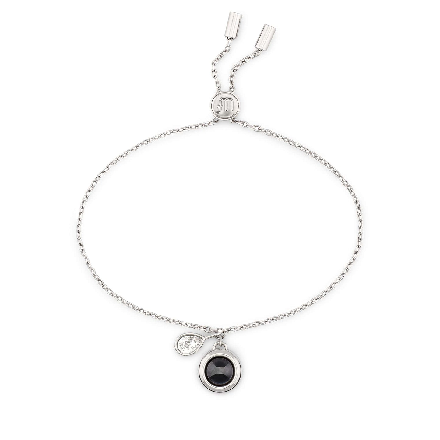 Personalized Birthstone Slider Bracelet - Relive Your Memory