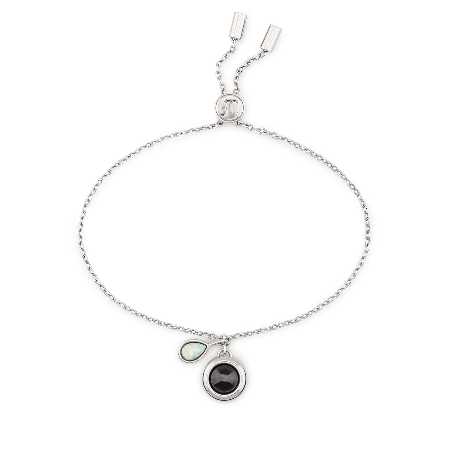 Personalized Birthstone Slider Bracelet - Relive Your Memory