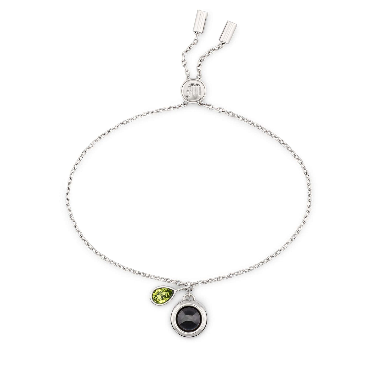 Personalized Birthstone Slider Bracelet - Relive Your Memory