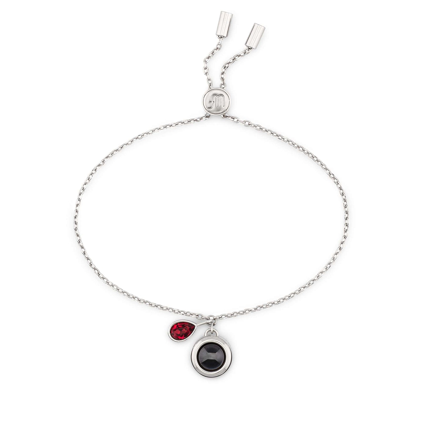 Personalized Birthstone Slider Bracelet - Relive Your Memory