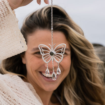 Personalized Butterfly Photo Sun Catcher - Relive Your Memory