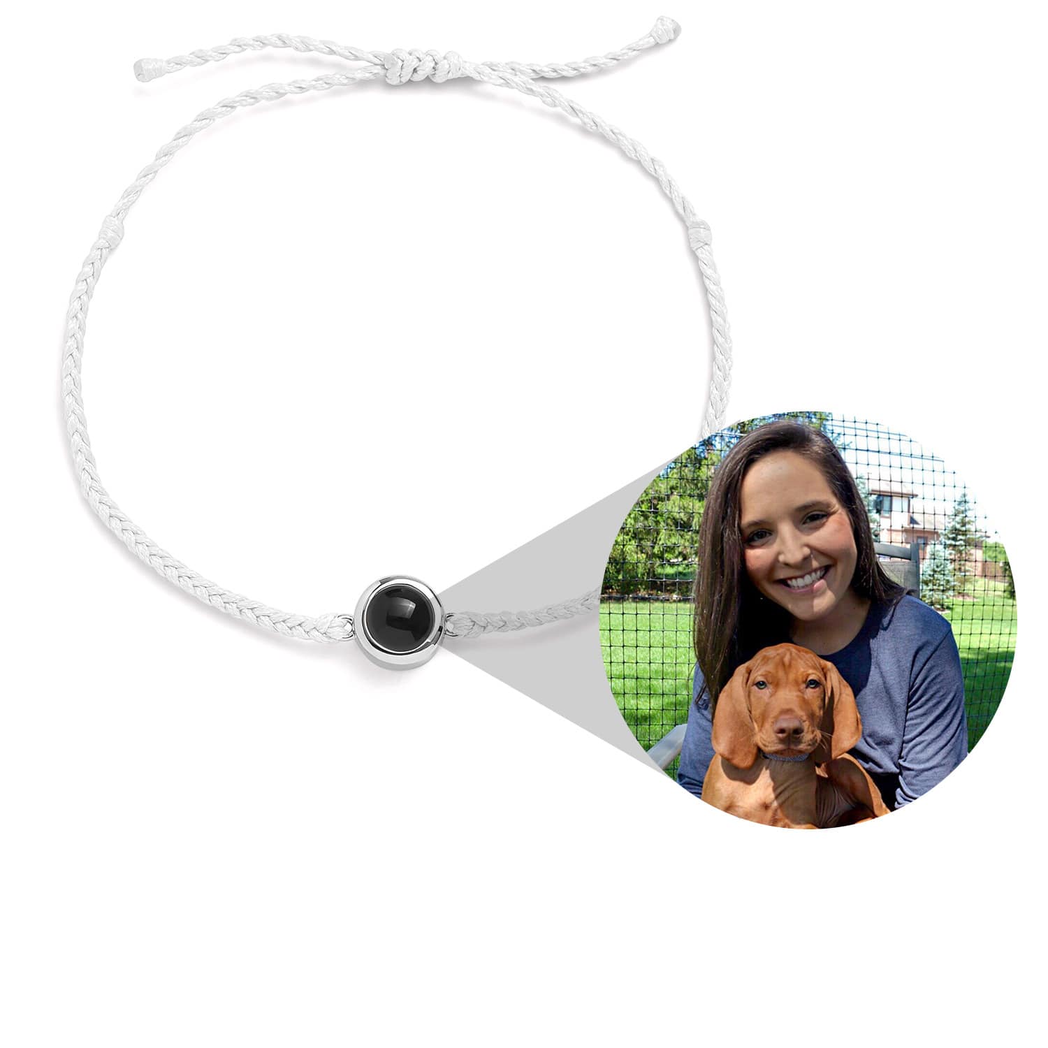 Personalized Circle Photo Bracelet - Relive Your Memory