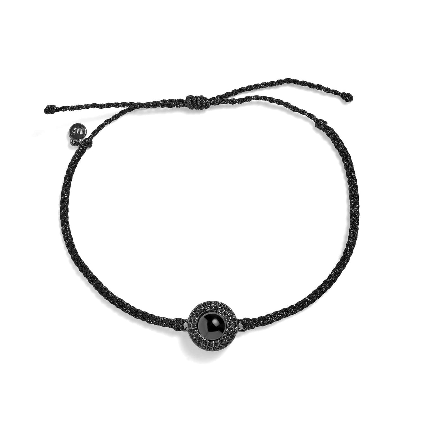 Personalized Pavé Circle Photo Bracelet - Relive Your Memory