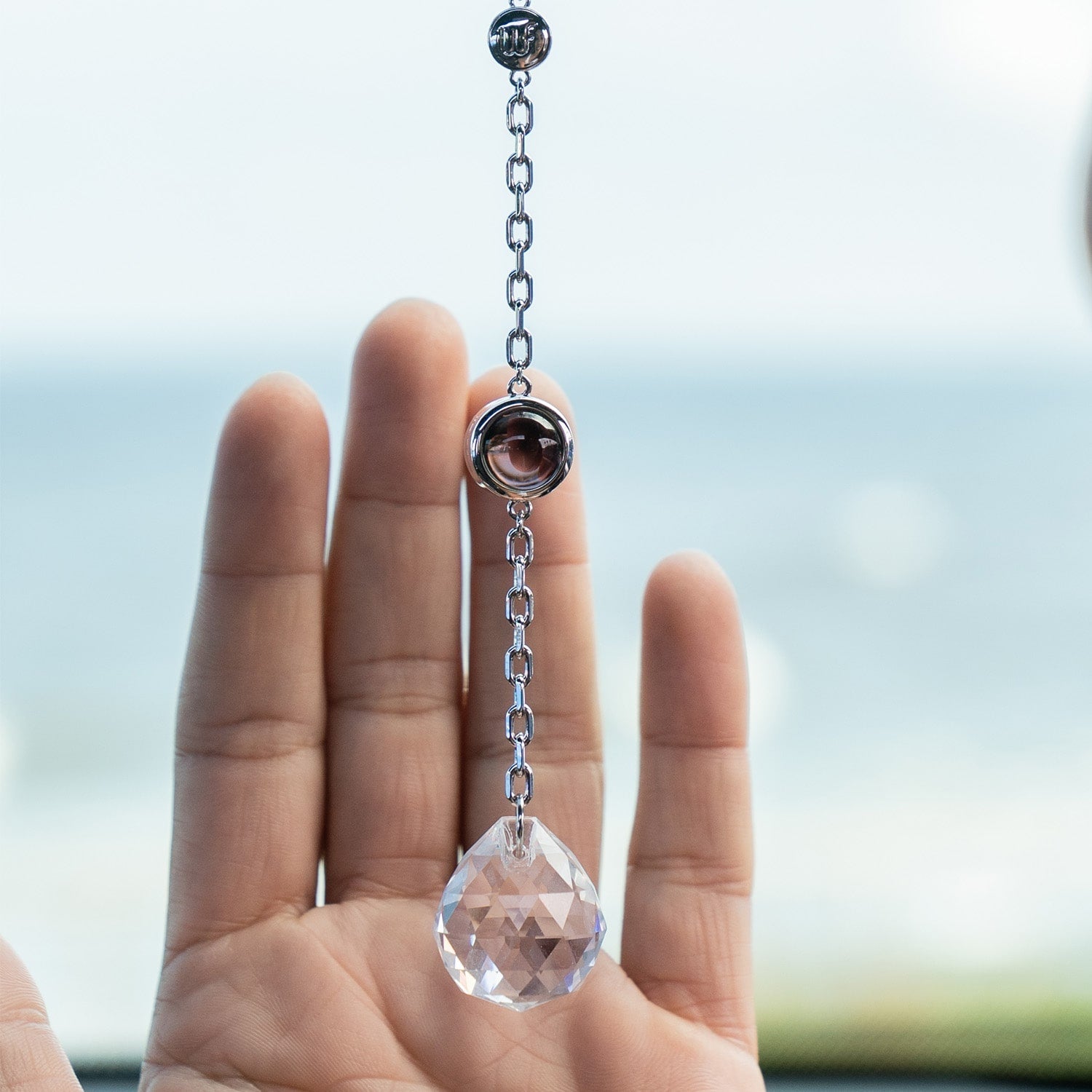 Personalized Circle Photo Sun Catcher - Relive Your Memory