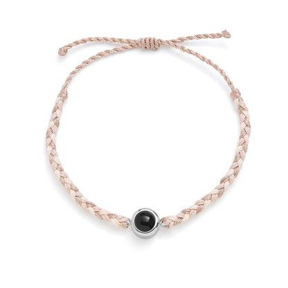 Personalized Circle Photo Bracelet - Relive Your Memory