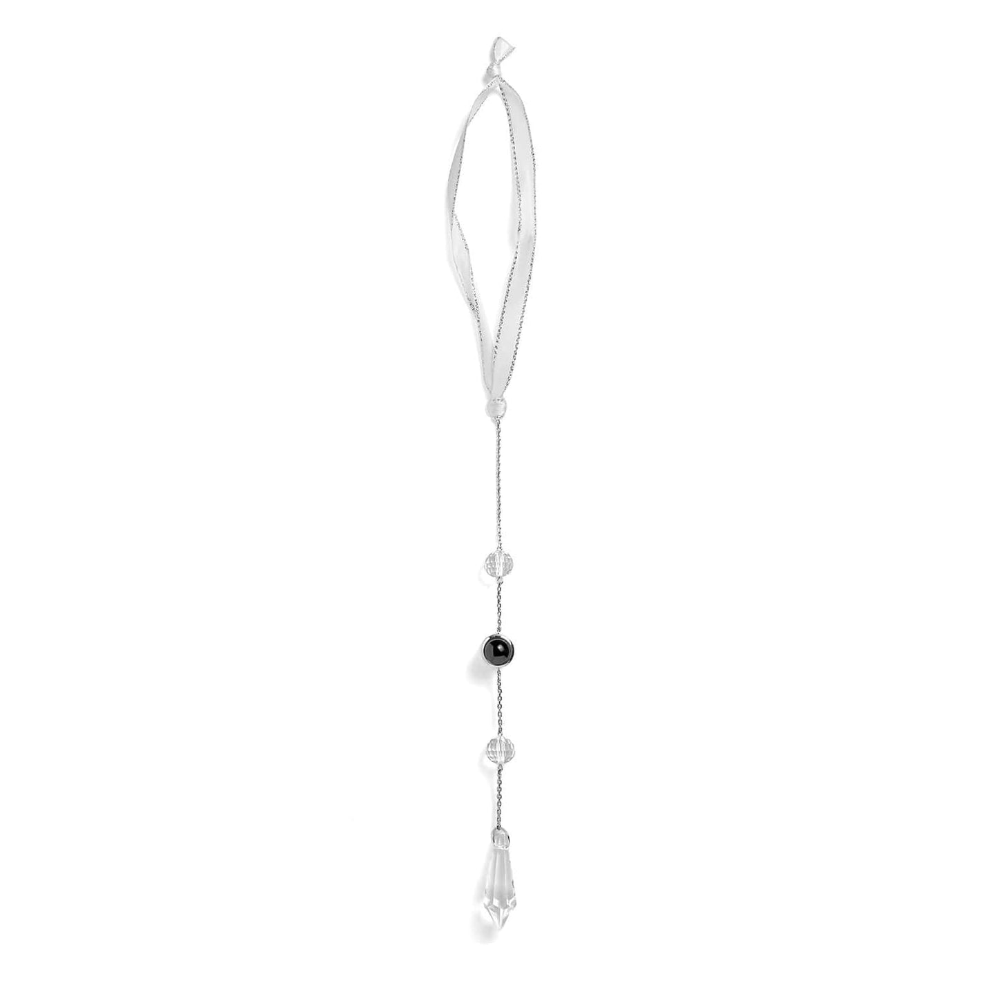 Personalized Circle Photo Icicle Ornament - Relive Your Memory