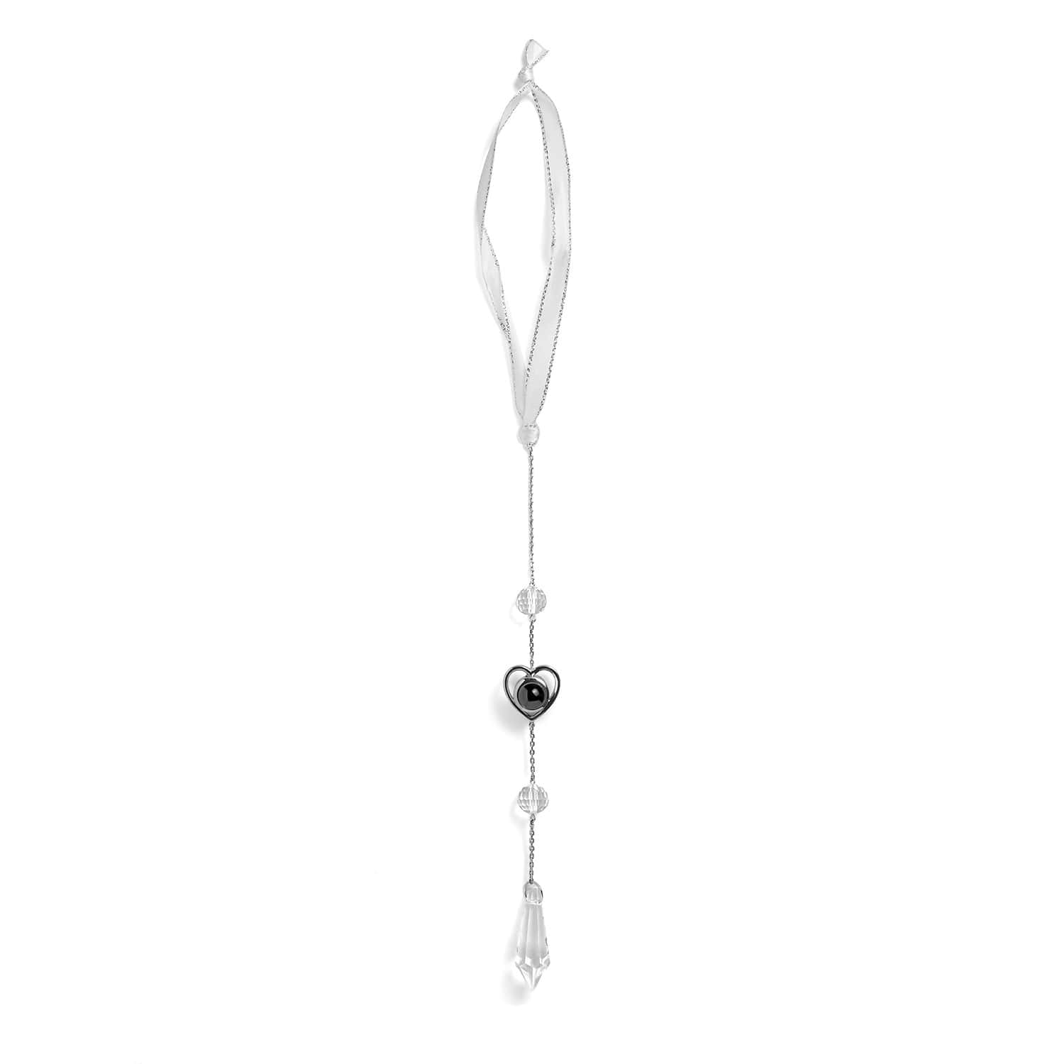 Personalized Heart Photo Icicle Ornament - Relive Your Memory