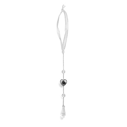 Personalized Heart Photo Icicle Ornament - Relive Your Memory