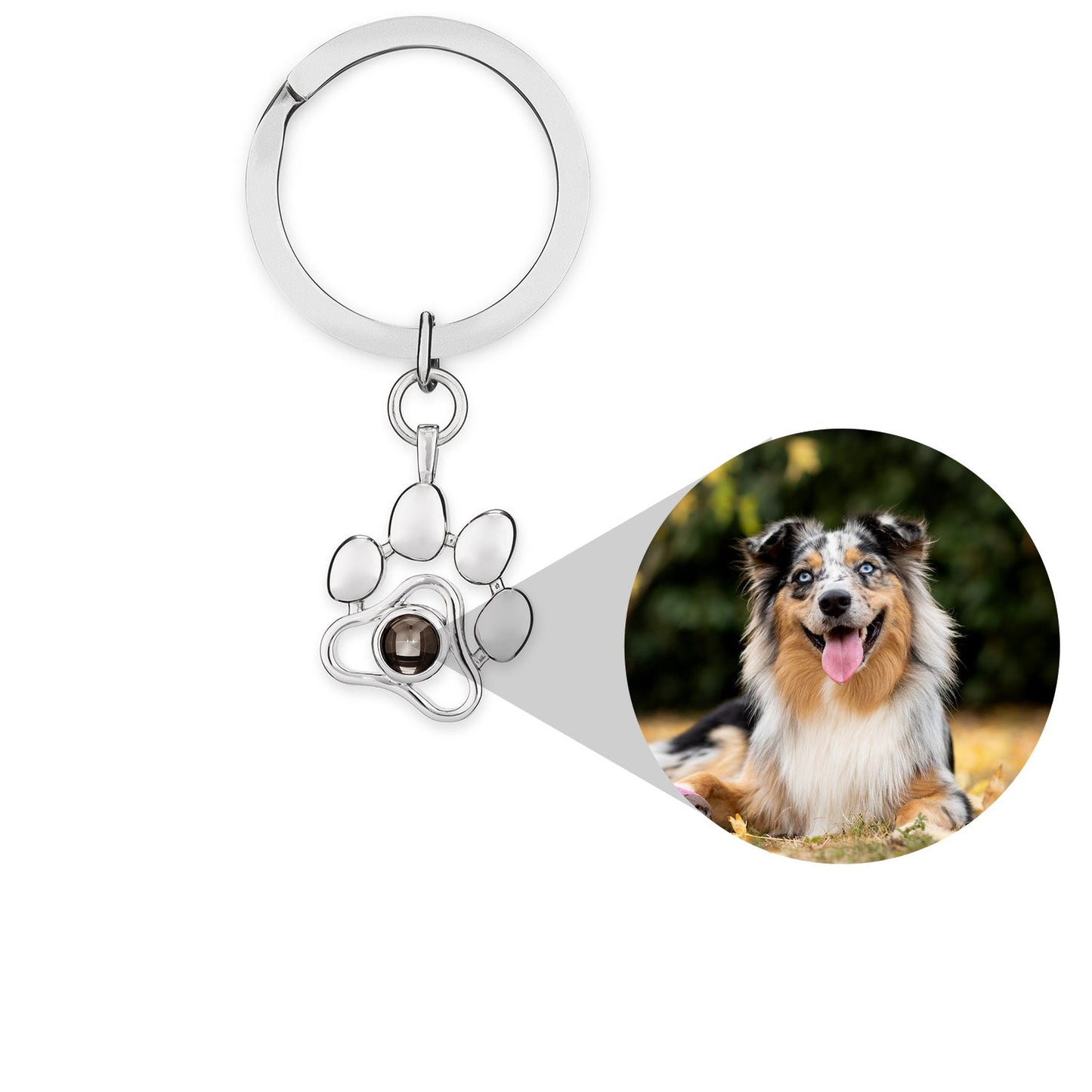 Personalized Pet Photo Keychain - Relive Your Memory