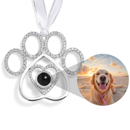 Personalized Paw Photo Ornament - Relive Your Memory