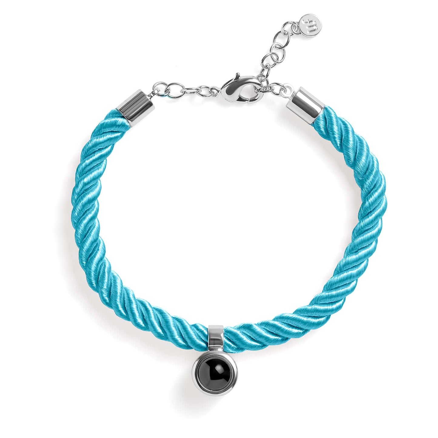 Personalized Rope Circle Photo Bracelet - Relive Your Memory