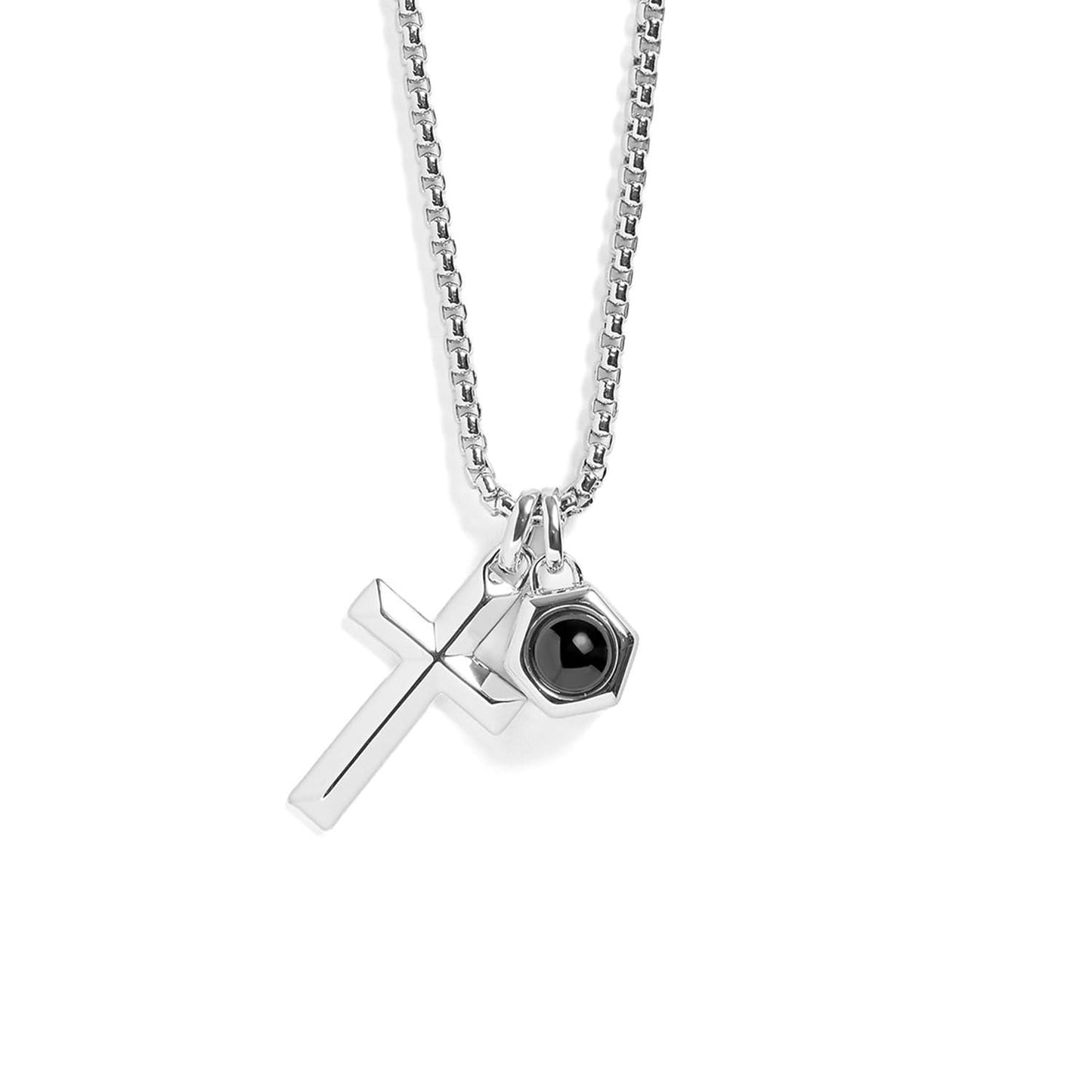 Personalized Cross Photo Necklace - Relive Your Memory