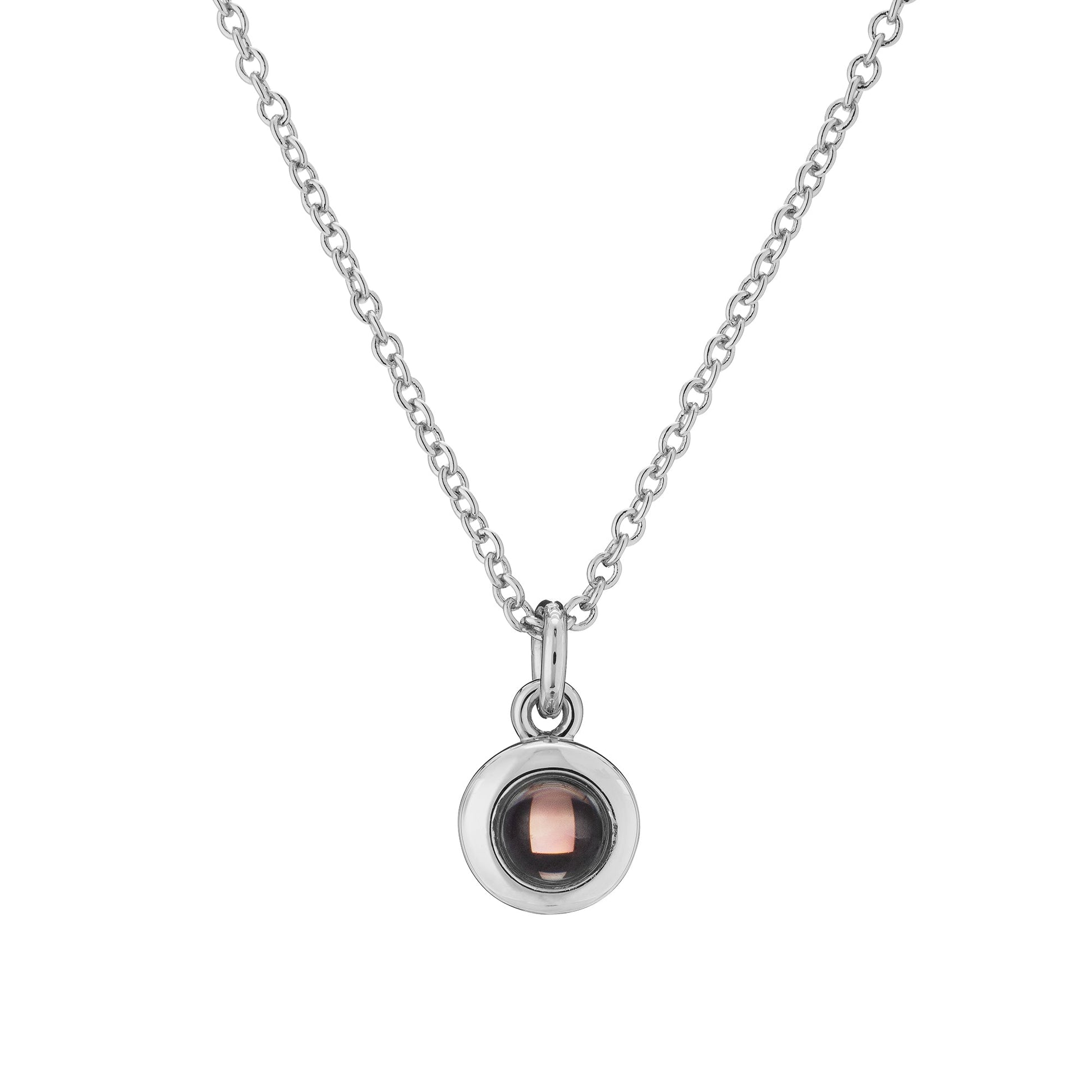 Personalized Circle Photo Necklace - Relive Your Memory