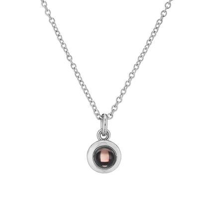 Personalized Circle Photo Necklace - Relive Your Memory