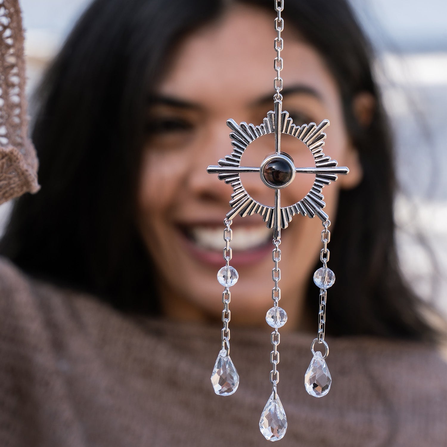 Personalized Sunburst Photo Sun Catcher - Relive Your Memory