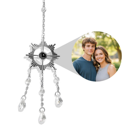 Personalized Sunburst Photo Sun Catcher - Relive Your Memory